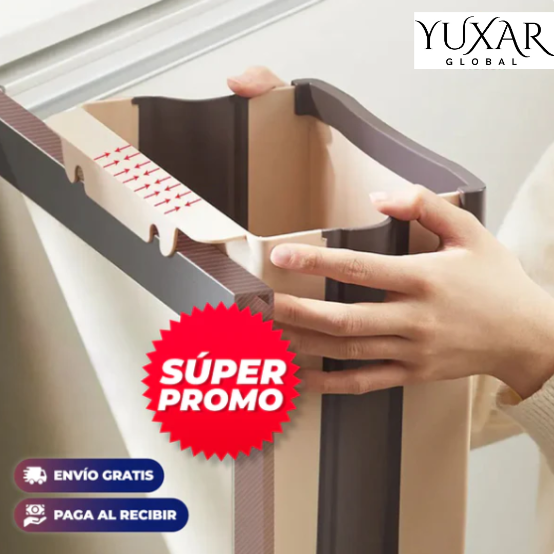 Papelera plegable PREMIUM con dispensador 2x1