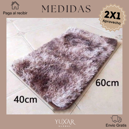 Tapete de Peluche: Oferta 2x1
