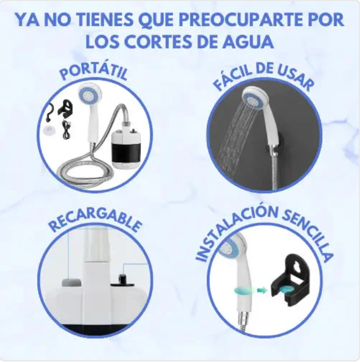 Regadera portátil