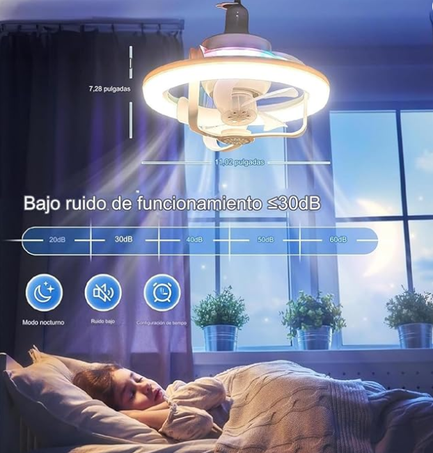 Foco ventilador 360°: ¡Aprovecha 50% de Descuento!