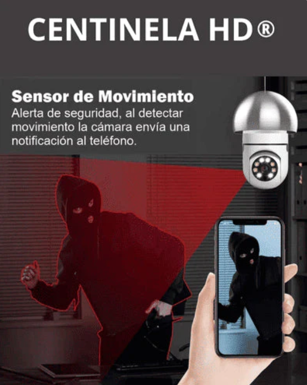 Foco Cámara de Seguridad 360° ¡Oferta ilimitada 2x1!
