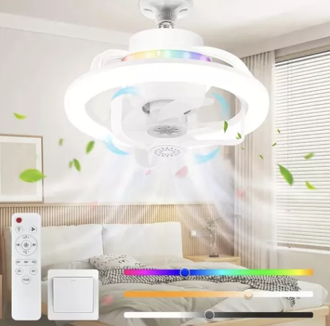 Foco ventilador 360°:  ¡Aprovecha 50% de Descuento!