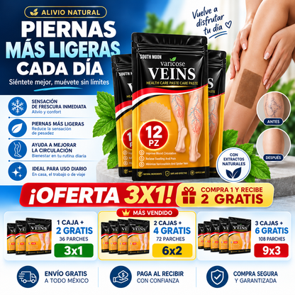 VenoCalm™ | Alivio para Varices y Piernas Cansadas