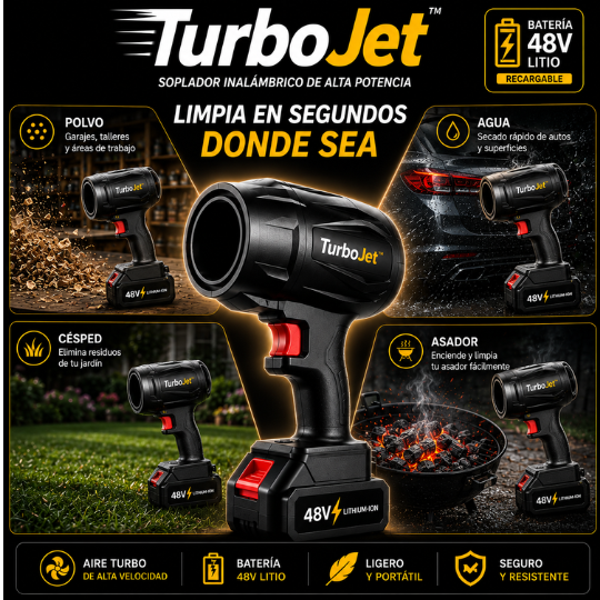 TurboJet™ | Limpieza Extrema en Segundos