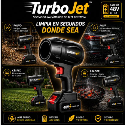 TurboJet™ | Limpieza Extrema en Segundos