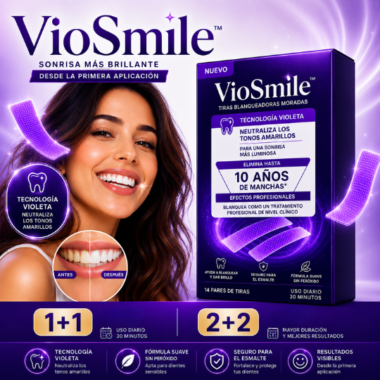 VioSmile™ | Sonrisa Más Blanca y Radiante