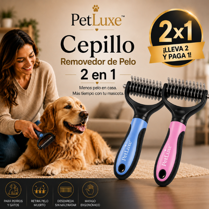 PetLuxe | Cepillo Removedor de Pelo 2 en 1