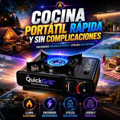 QuickGrill | Sistema de Asado Portátil