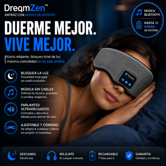 DreamZen™ | Antifaz de Descanso Inteligente