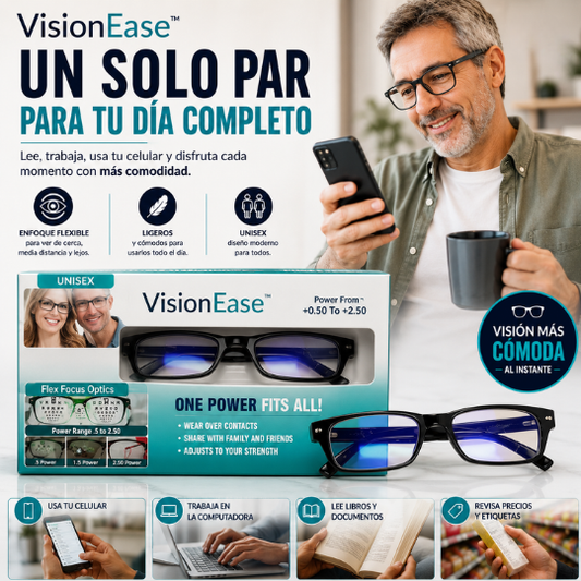VisionEase™ | Visión Más Cómoda Todo el Día