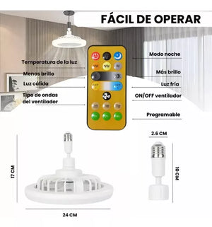 Foco Ventilador ¡Oferta ilimitada 2x1!